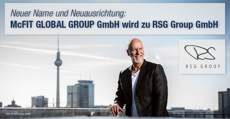 McFIT GLOBAL GROUP wird Rainer Schaller Global Group