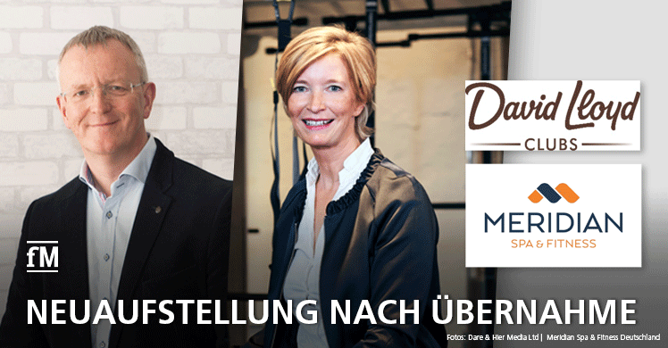 Neuaufstellung an der Spitze: Bruce Gardner übernimmt als CEO des Hamburger Fitnessunternehmens Meridian Spa & Fitness. Christin Lüdemann verlässt das Unternehmen.