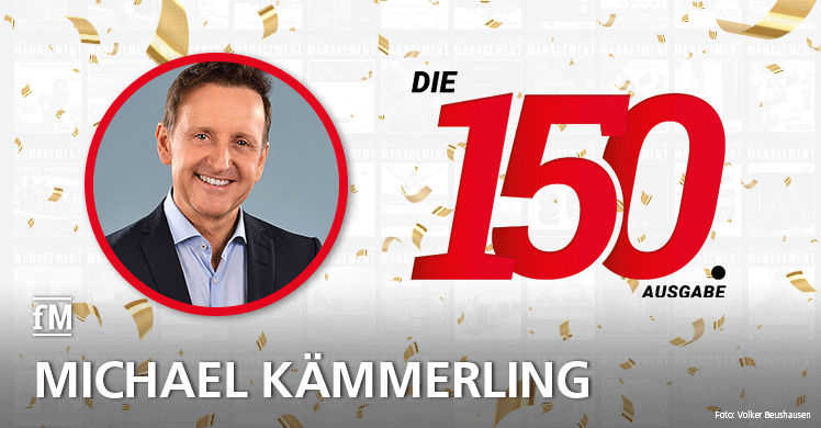 Michael Kämmerling, Geschäftsführer Trainingszentrum Kämmerling GmbH gratuliert zur 150. Ausgabe der fitness MANAGEMENT international (fMi)