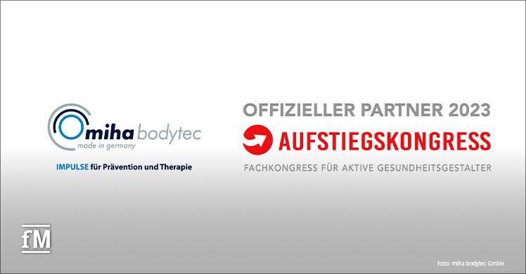 miha bodytec ist offizieller Partner des Aufstiegskongress 2023