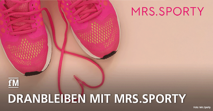 Mrs.Sporty motiviert die Mitglieder in Corona-Zeiten