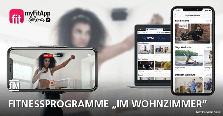 Fitnesstraining in Zeiten von Corona: Als Studiobetreiber seine Fitnessprogramme on demand fürs Home-Workout anbieten