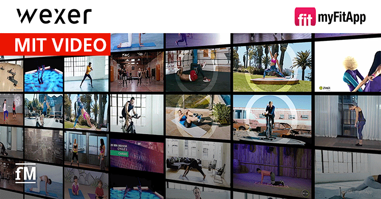 Wexer-Videos in myFitApp