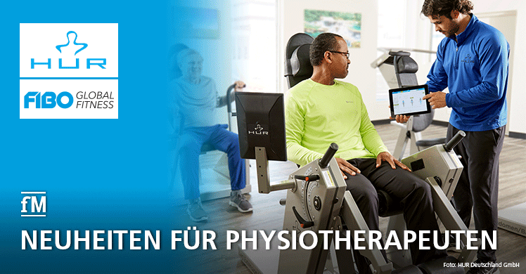 HUR präsentiert auf der FIBO in Köln Neuheiten für Physiotherapeuten