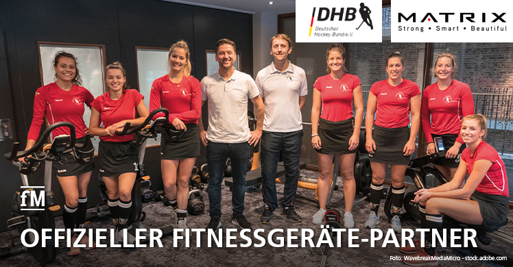 Kooperation perfekt: DHB Hockey Nationalteams trainieren auf Matrix Fitnessgeräten