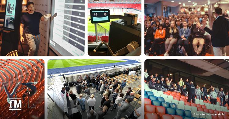 Wertvolles Expertenwissen mit Wow-Effekt und jede Menge Motivation - Impressionen von der milon & five Stadiontour 2022.