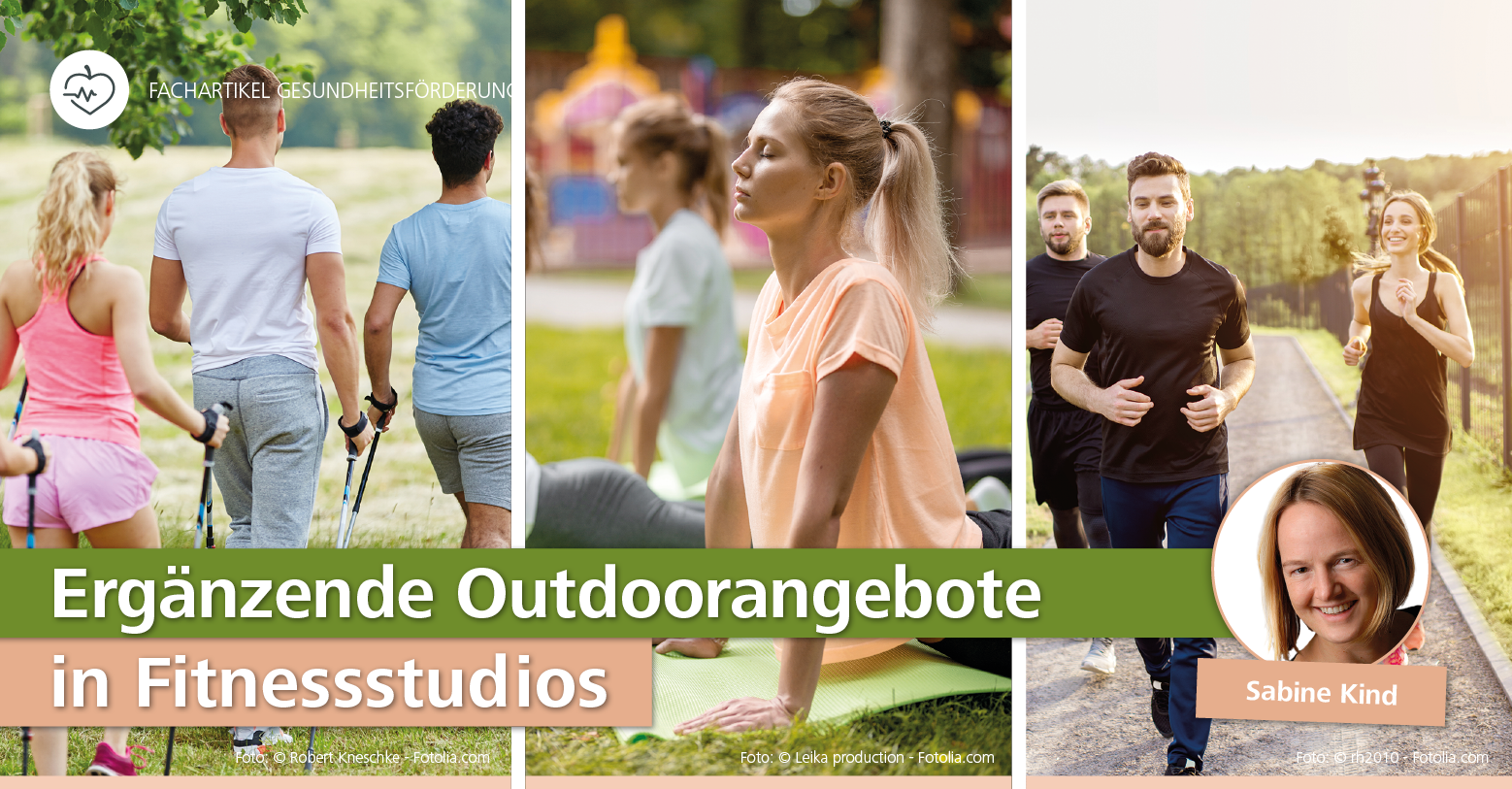 Großes Potenzial für Studioinhaber im Sommer: Outdoortraining anbieten.