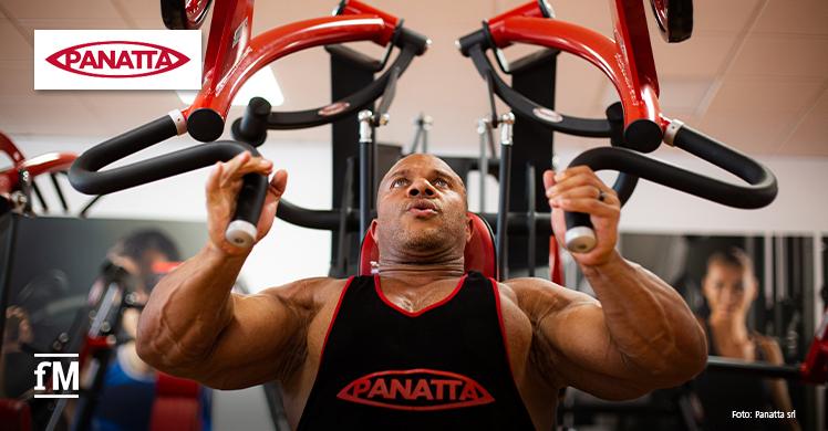 Phil Heath, siebenfacher Mr. Olympia, trainiert bei seinem Besuch bei Panatta in Italien