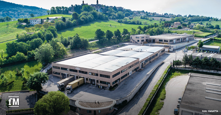 Der Hauptsitz des italienischen Geräteherstellers Panatta srl. in Apiro.