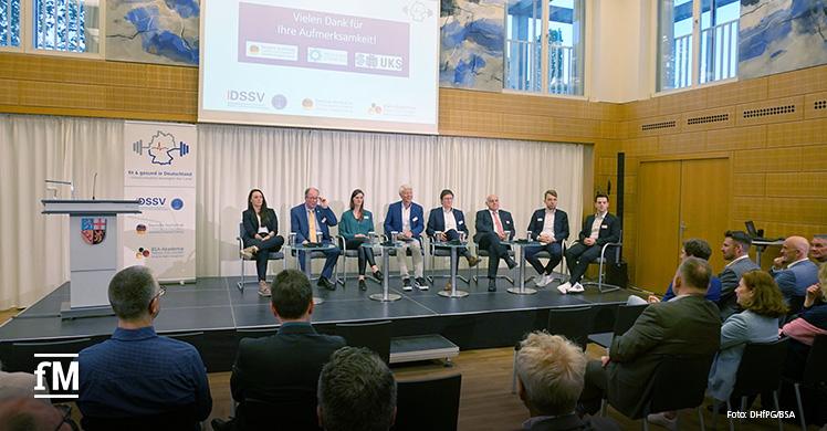 Podiumsdiskussion beim 7. Parlamentarischen Abend in Berlin von DSSV, DHfPG und BSA-Akademie