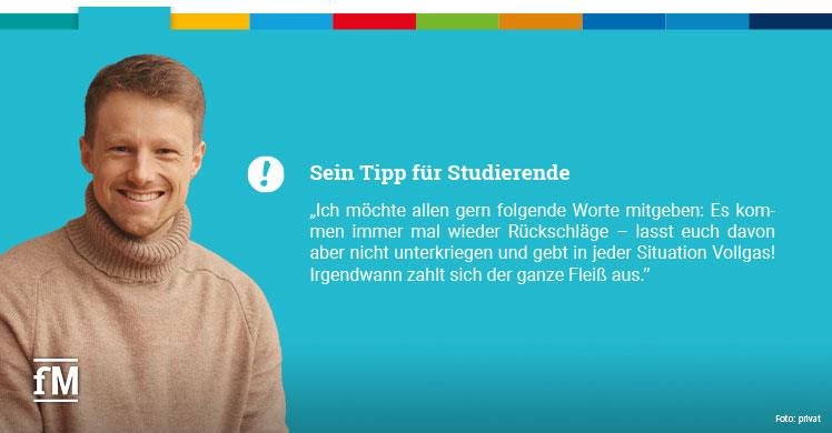 René Hentschke über sein Studium an der DHfPG und seinem Erfolg im Bereich Marketing