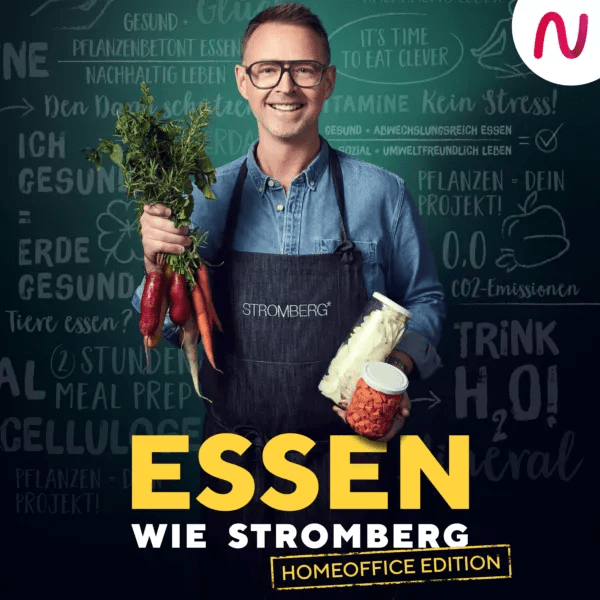 Hier klicken: Podcast bei Audio Now 'Essen wie Stromberg – Die Homeoffice Edition'