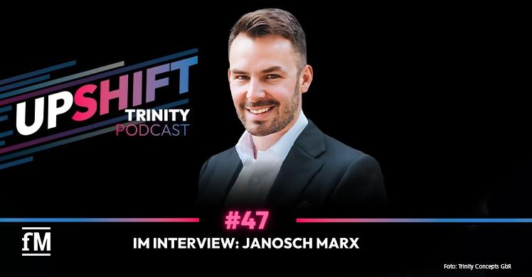 Janosch Marx (CEO fitness MANAGEMENT) beim Podcast UPSHIFT