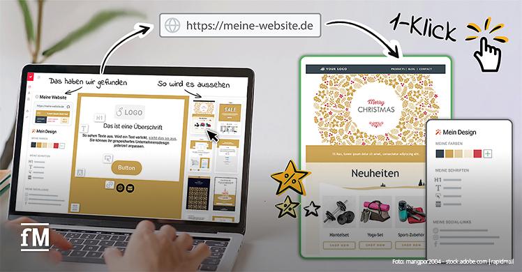 Mit dem 1-Klick-Design von rapidmail zum individuellen Newsletter.