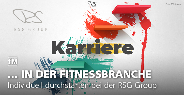 Jobs mit Zukunft: Individuell in der Wachstumsbranche Fitness und Gesundheit durchstarten und bei der RSG Group (Rainer Schaller Global Group) die Karriereleiter erklimmen.