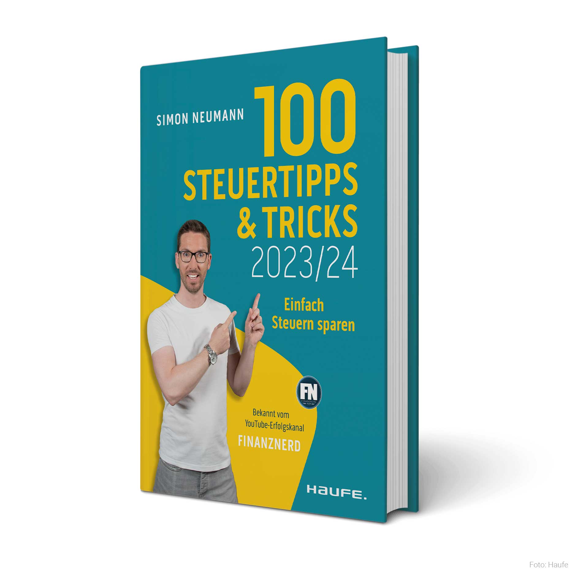 In der Neuauflage '100 Steuertipps und -tricks 2023/24' erklärt 'Finanznerd' Simon Neumann (YouTube) wie Sie ganz einfach Steuern sparen können