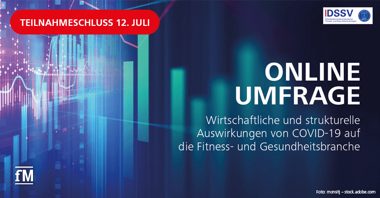 Online-Umfrage: Corona und Fitnessstudios – DSSV erforscht wirtschaftliche und strukturelle Auswirkungen von COVID-19 auf die Branche