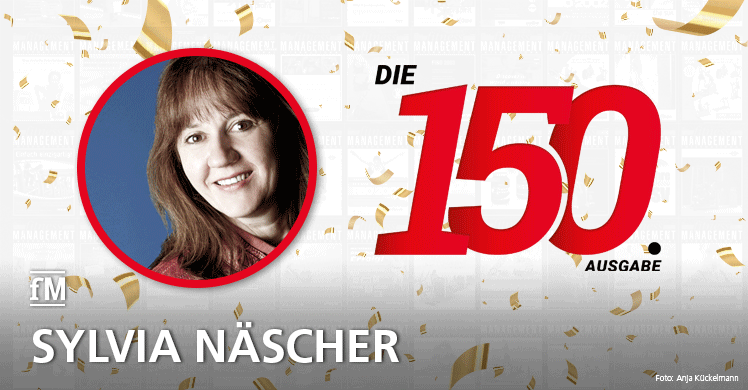 Sylvia Näscher von Feminin Aktiv gratuliert: 'Alles Gute für die nächsten 150 fMi-Ausgaben!'