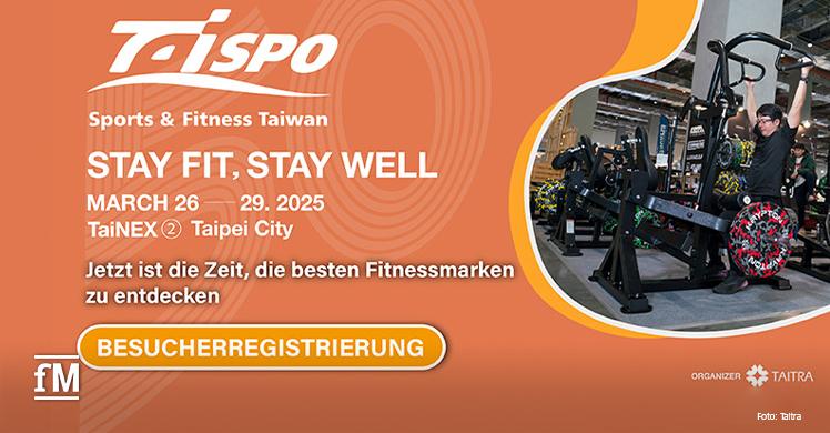 TaiSPO 2025: Besucherregistrierung geöffnet – Zeit, um führende Fitnessmarken zu entdecken