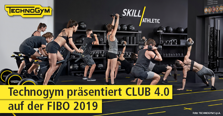 Auf der FIBO 2019 präsentiert Technogym den CLUB 4.0