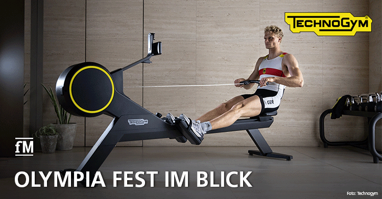 Olympia fest im Blick: Ruder-Europameister Oliver Zeidler bereitet sich mit Technogym auf Tokio 2020 vor.