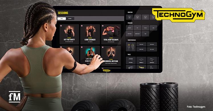 'Technogym Visio' in Aktion: Ein intuitives Touchscreen-Display mit vielfältigen Workouts für ein effizientes Training