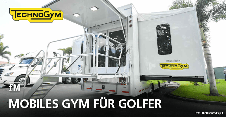 Mobiles Gym für Golfer: Technogym kooperiert mit PGA Tour