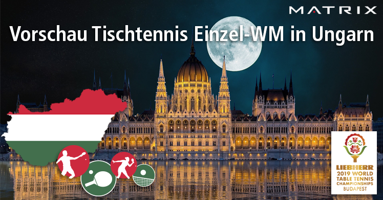 Die Tischtennis-Weltmeisterschaft lockt vom 21. bis 28. April nach Budapest. Ausgetragen werden die Welttitelkämpfe mit 10 Spielern des DTTB in der Hungexpo im Osten der Stadt.