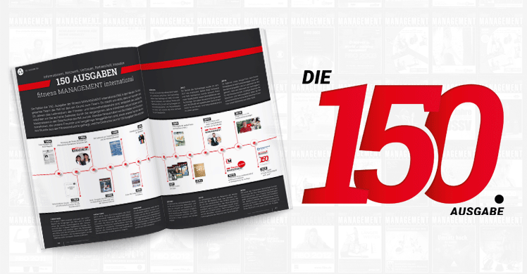 Zeitreise durch 35 Jahre Fitness: Interaktive Timeline 150. Ausgabe fitness MANAGEMENT international (fMi)