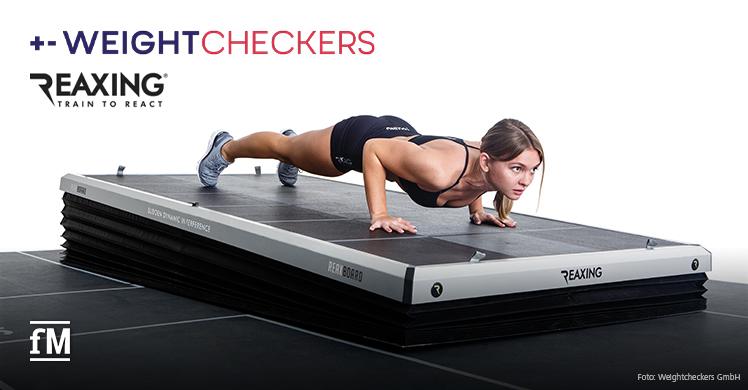 Funktionstraining mal anders:Das neue Reax Boardexklusiv bei der Weightcheckers GmbH