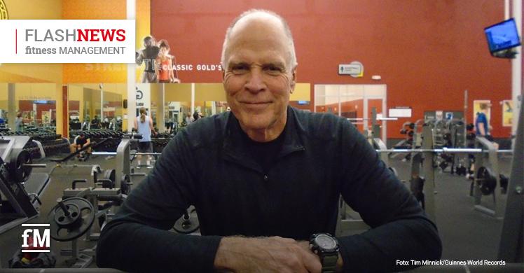 Tim Minnick ist der älteste Fitnesstrainer der Welt. Diese und weitere Neuigkeiten aus der Fitness- und Gesundheitsbranche in unseren 'fM Fitness Flash News'.