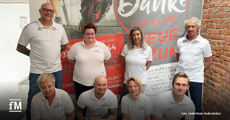 Gemeinsam für die Gesundheit der Mitglieder: Das Team des Cardio Fitness Studios Zwickau