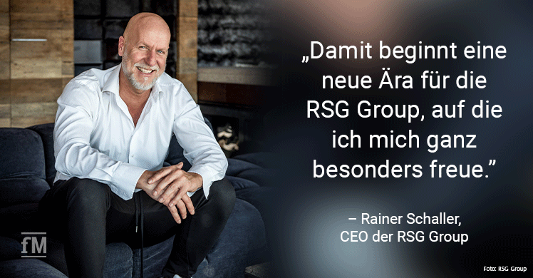 Rainer Schaller, Gründer und CEO der RSG Group GmbH