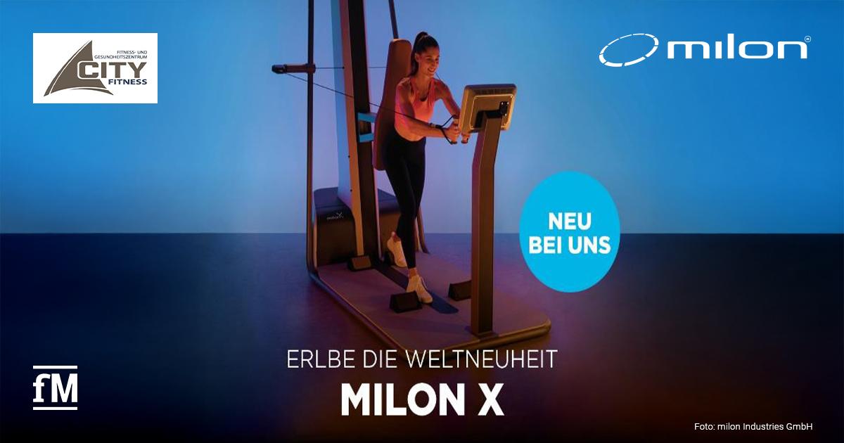 milon X Serie feiert Premiere im City Fitness in Recklinghausen