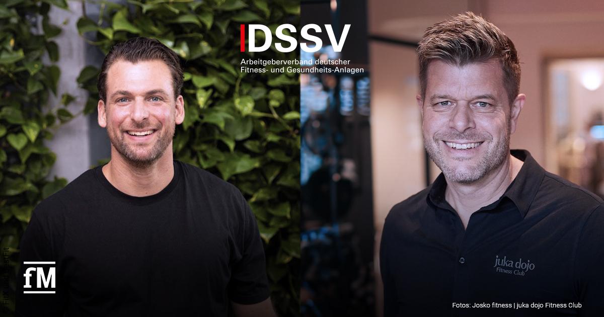 Tim Josko (links, Josko Fitness) und Ralf Trierweiler (juka dojo) unterstützen den DSSV-Mitgliederausschuss