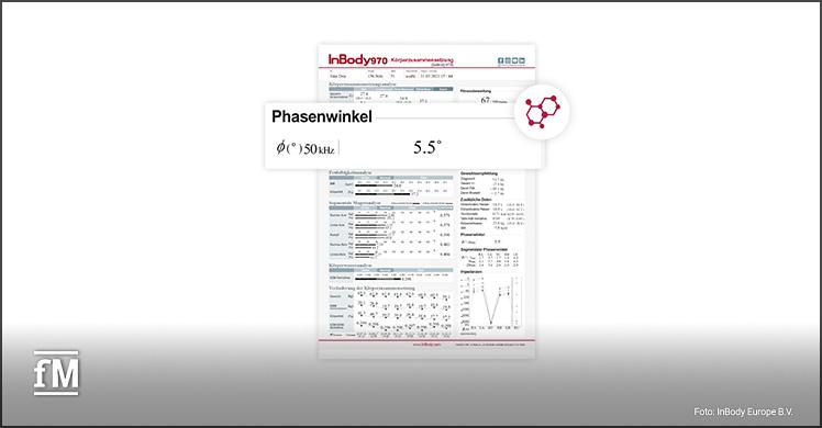 Phasenwinkel im InBody Check-Up