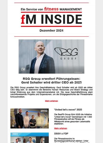 Newsletter 'fM INSIDE'