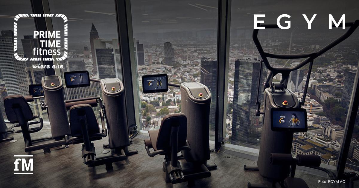 Innovatives Trainingserlebnis bei PRIME TIME fitness mit dem EGYM Ökosystem