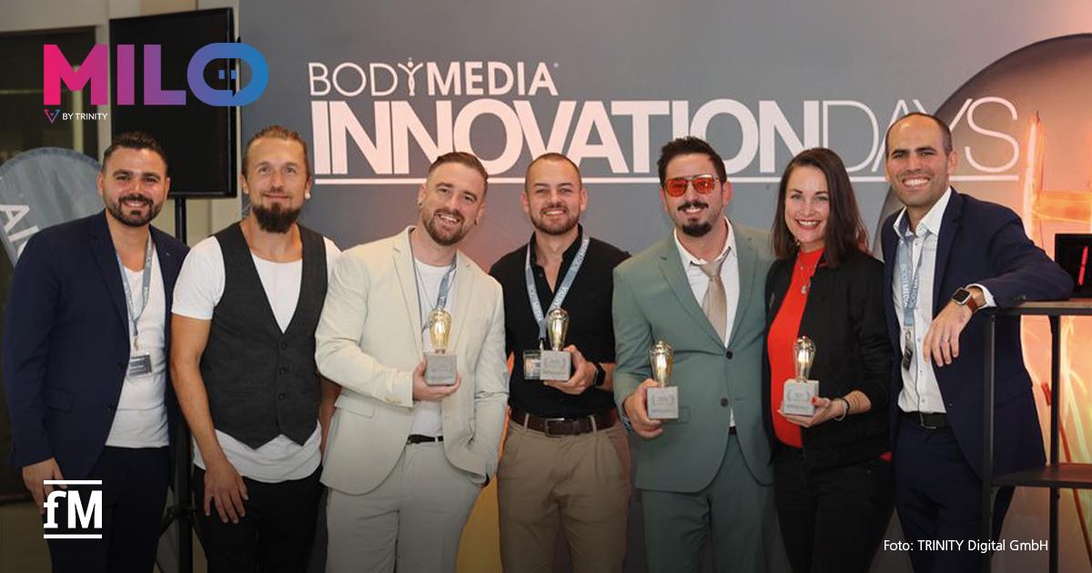 Trinity gehört zu den strahlenden Gewinnern bei den BODYMEDIA Innovation Days 2024 in Hamburg