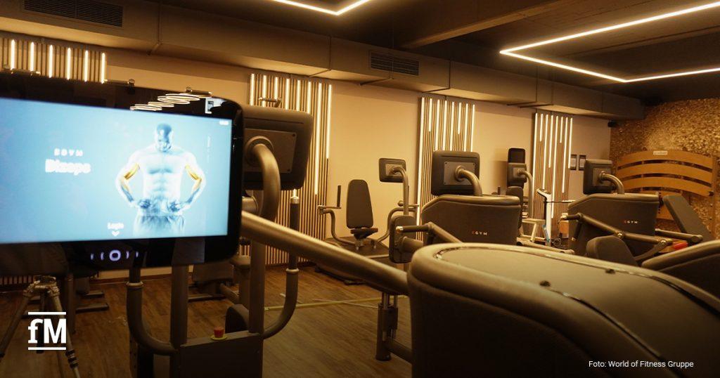 14 EGYM-Stationen inklusive EGYM HUB stehen im WOF 11 bereit