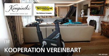 Gerätehersteller Technogym und Kempinski Hotels beschließen Kooperation