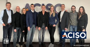 ACISO Fitness & Health GmbH präsentiert neues Führungsteam: T. Nemmaier (CEO), R. Kriegel (COO ELEMENTS), S. Geiselhardt (COO Compliance & Contracting, HR), J. Scherzer (CDO Digital), T. Kielmann (COO INJOY), J. Mumdey (COO FT-CLUB), U. Schoch (COO Consulting, stv. CEO), M. Heining (CMO Marketing), N. Greinwalder (CFO Finance).