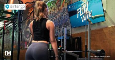 airtango: Digitales Entertainment für Fitnessstudios