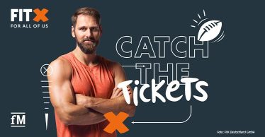 Sebastian Vollmer, ehemaliger NFL-Spieler und zweifacher Superbowl-Gewinner unterstützt FitX als Testimonial bei der Ticketverlosung