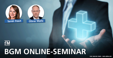 BGM Online-Seminar mit Oliver Walle und Sarah Staut: Gesundheitsmanagement in der Krise