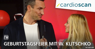 Der Hamburger Medizintechnikhersteller cardioscan feiert seinen 18. Geburtstag mit dem ehemaligen Boxweltmeister Wladimir Klitschko.