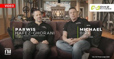 Interview mit Parwis Hafez-Ghorani (Business Solutions Key Account DHZ Fitness Europe, li.) und Michael Birk (Geschäftsführer und CEO DHZ Fitness Europe)