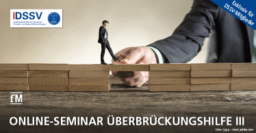 DSSV Online-Seminar Überbrückungshilfe III