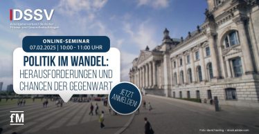 DSSV Online-Seminar: Politik im Wandel