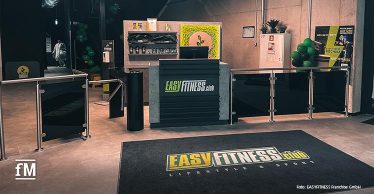 Der Eingangsbereich des EASYFITNESS Lifestyle & Sports Studios in Bochum